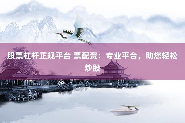 股票杠杆正规平台 票配资：专业平台，助您轻松炒股