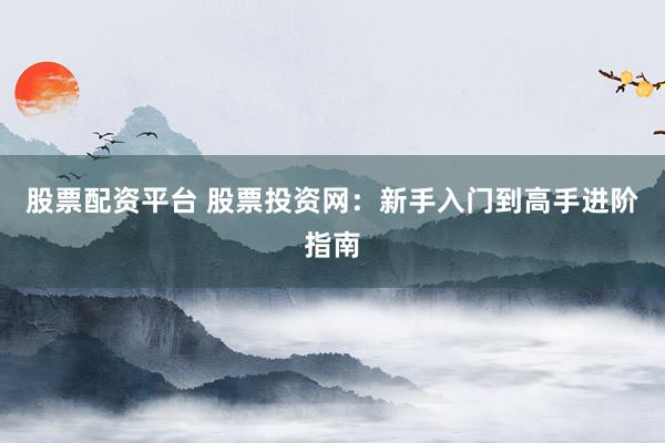 股票配资平台 股票投资网:新手入门到高手进阶指南