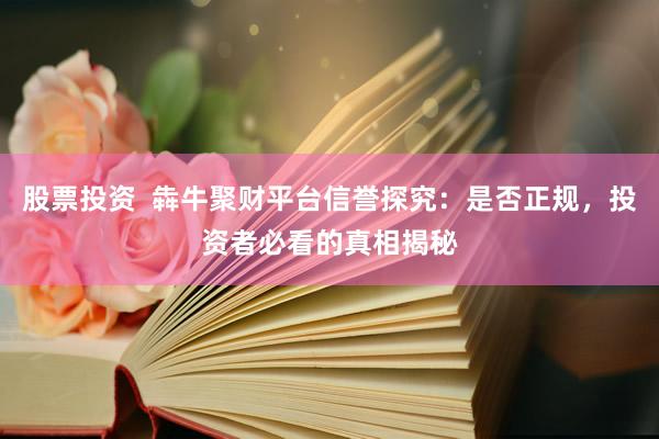 股票投资  犇牛聚财平台信誉探究：是否正规，投资者必看的真相揭秘